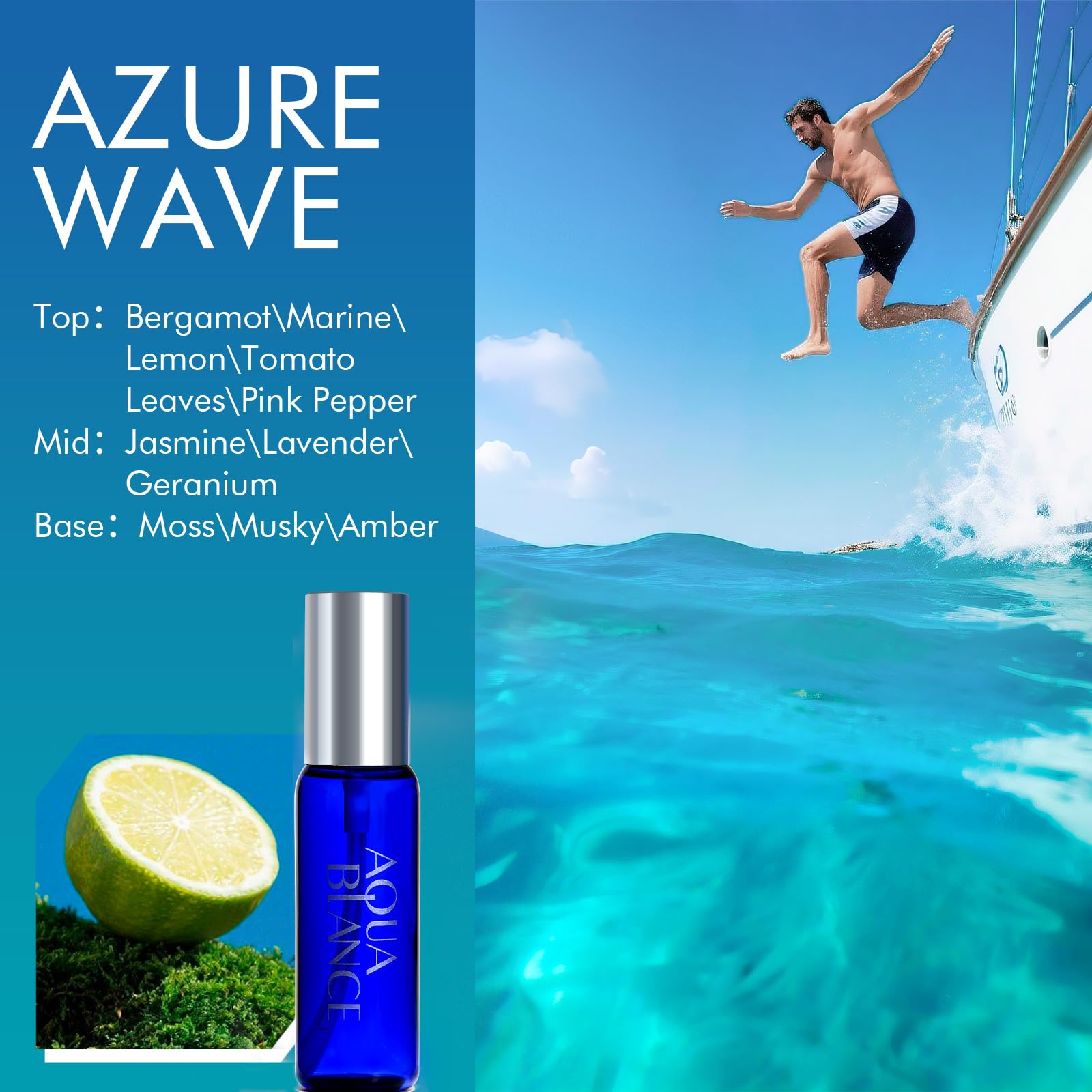 Amazon.com: AQUA BLANCE Mens Body Spray, Travel Size Body Spray